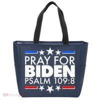 Pray For Biden Psalm 109:8 Tote Bag thumb 0