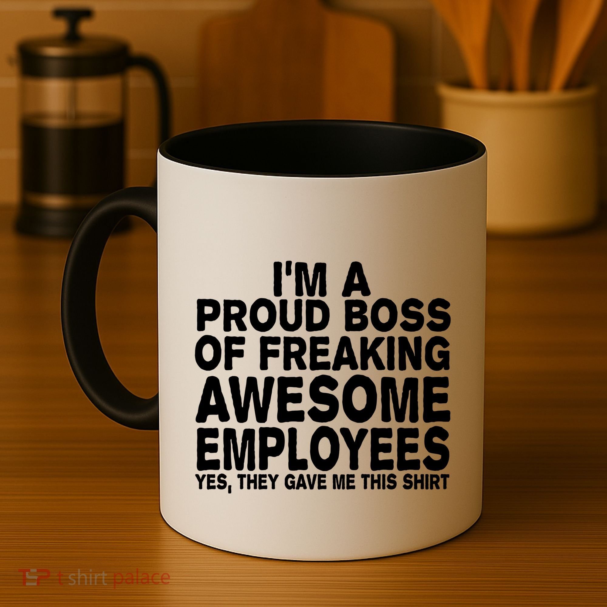 Proud Freaking Boss Of Awesome Employees Funny Gift Coffee Mug