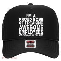 Proud Freaking Boss Of Awesome Employees Funny Gift Hat thumb 0