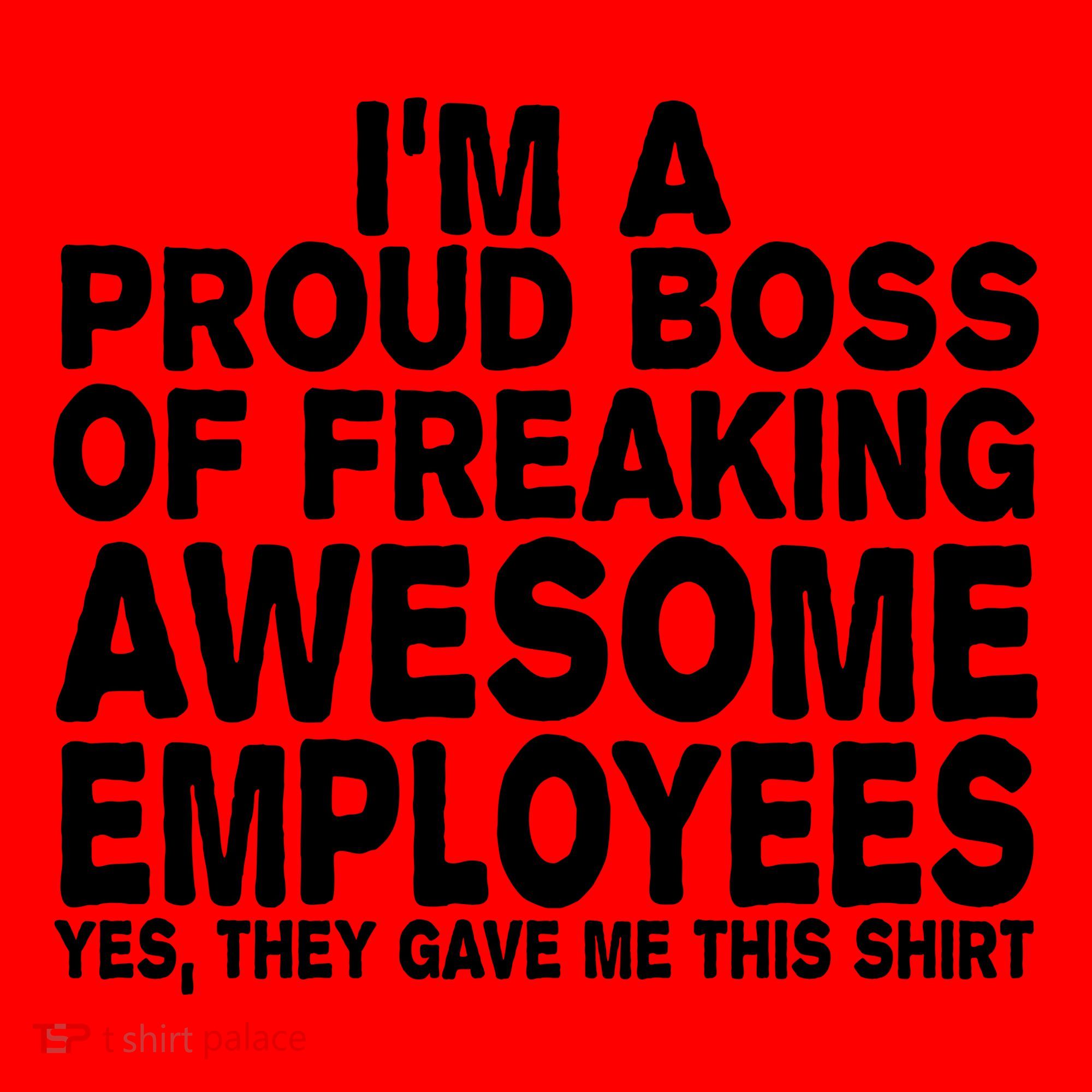 Proud Freaking Boss Of Awesome Employees Funny Gift Santa Hat