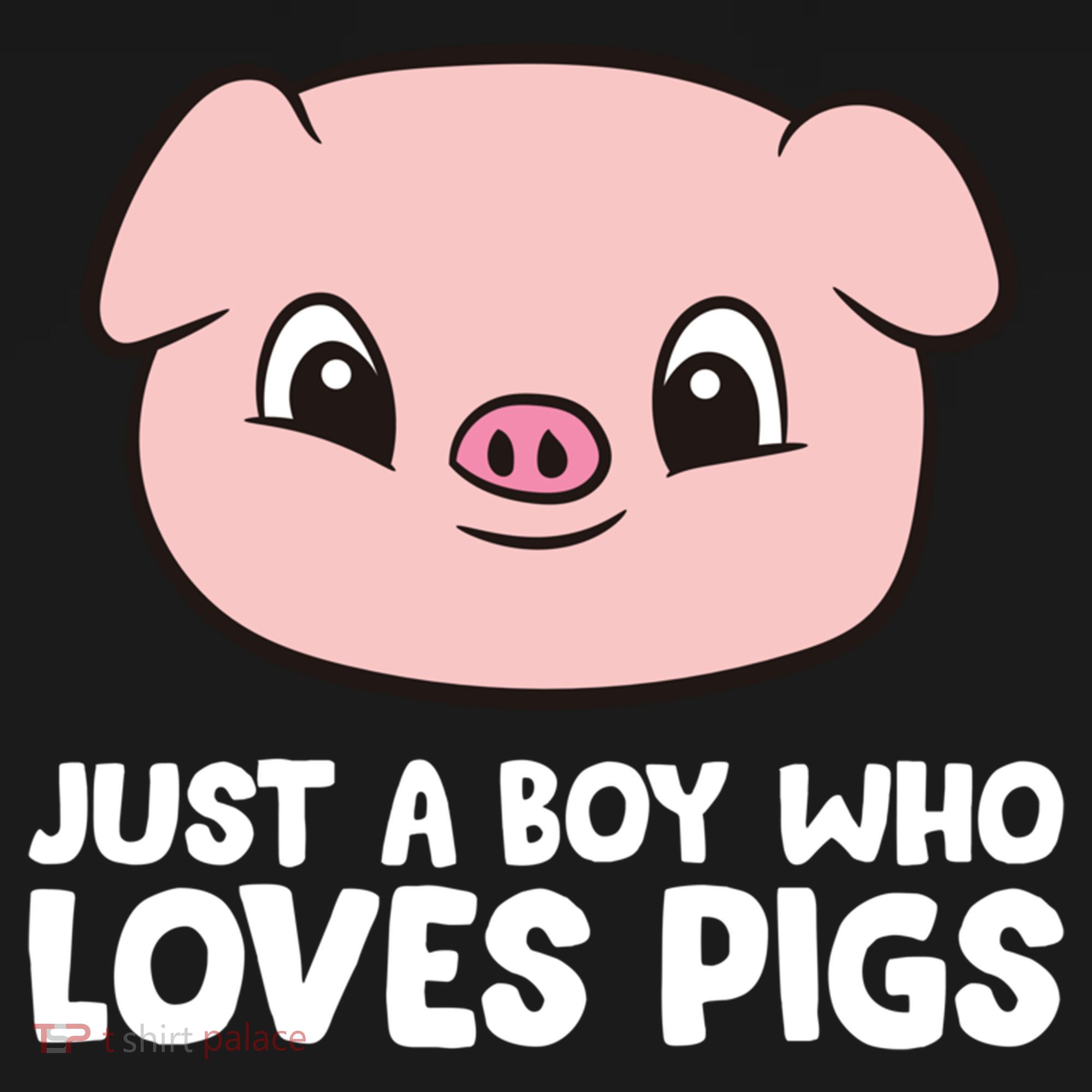Pig Farmer Boy Just A Boy Who Loves Pigs Cool Gift Backpack