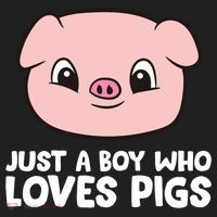 Pig Farmer Boy Just A Boy Who Loves Pigs Cool Gift Hat thumb 2