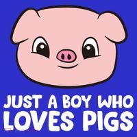 Pig Farmer Boy Just A Boy Who Loves Pigs Cool Gift Visor thumb 3