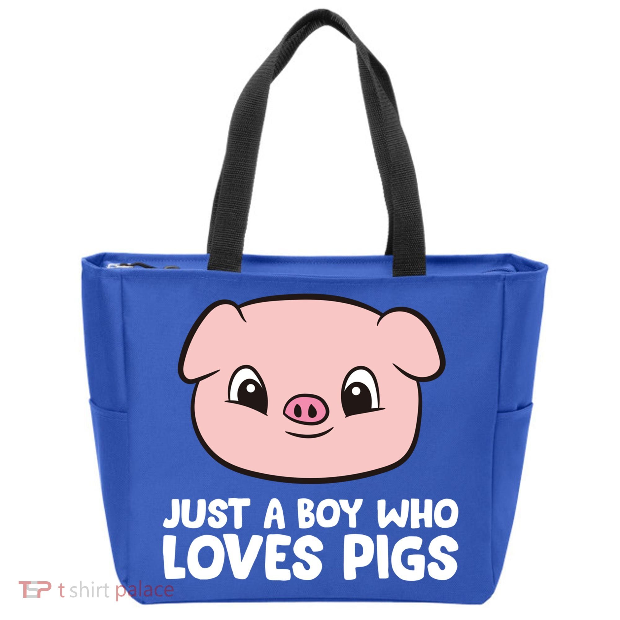 Pig Farmer Boy Just A Boy Who Loves Pigs Cool Gift Tote Bag