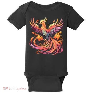 Phoenix Fire Bird Baby Bodysuit