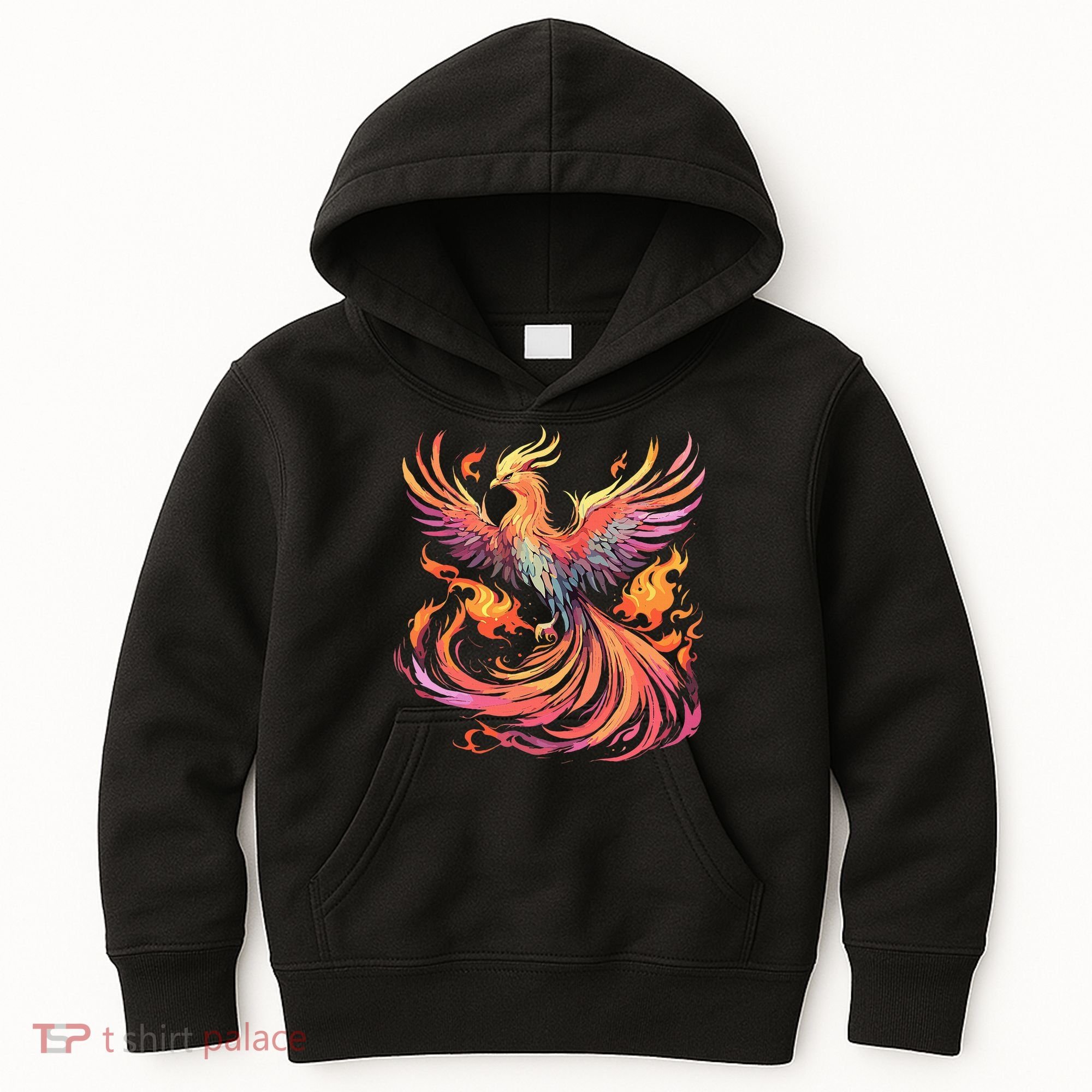 Phoenix Fire Bird Kids Hoodie