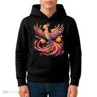 Phoenix Fire Bird Kids Hoodie thumb 4