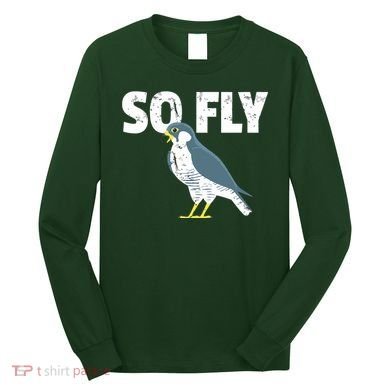 Peregrine Falcon Bird, Birdwatcher Vintage Long Sleeve Shirt