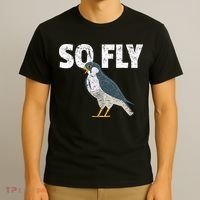 Peregrine Falcon Bird Birdwatcher Vintage T-Shirt thumb 3