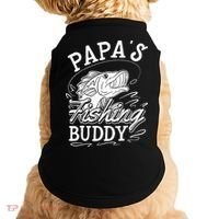 Papas Fishing Buddy Doggie Tank thumb 0