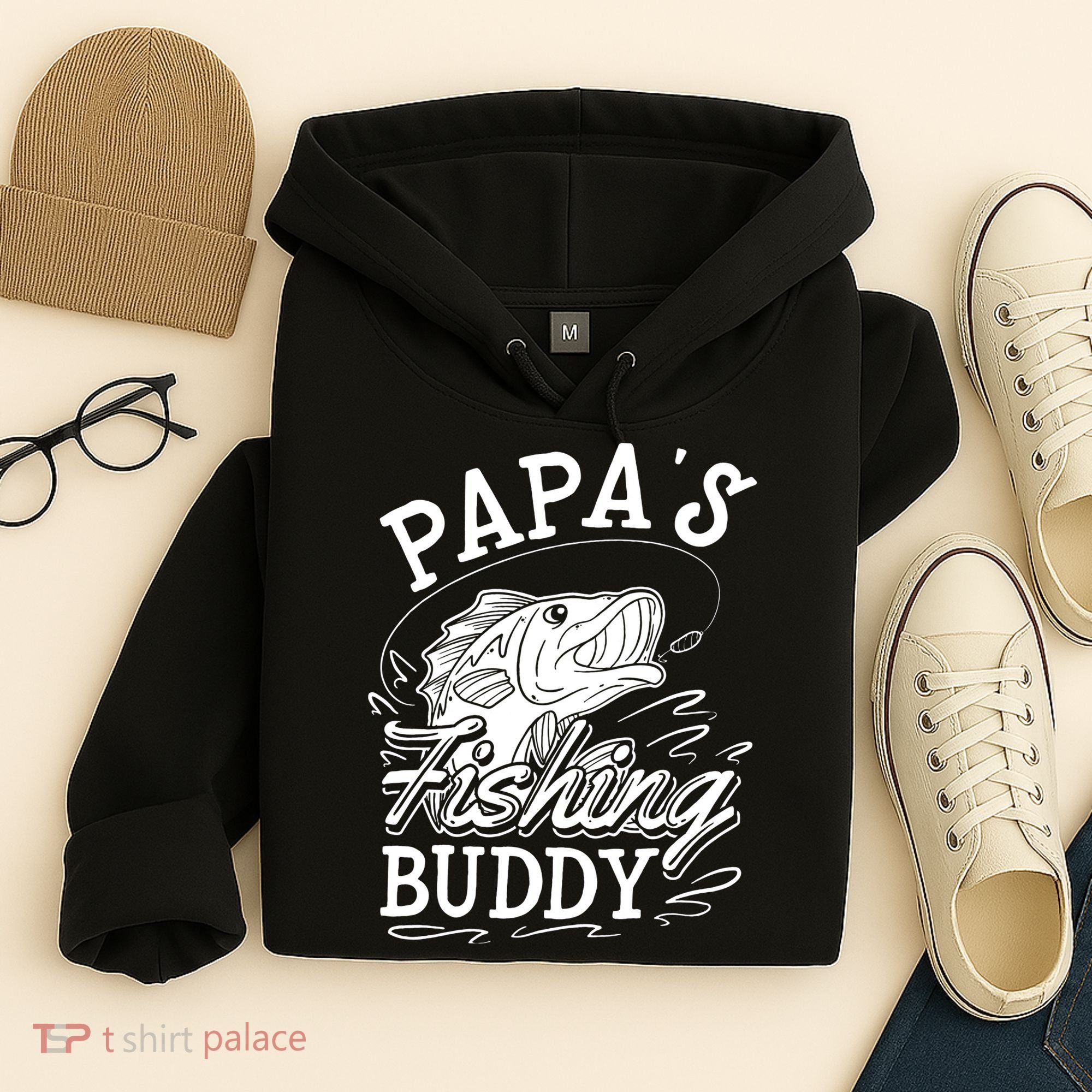 Papas Fishing Buddy Hoodie