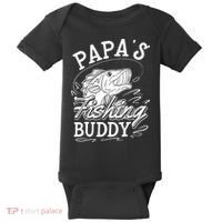 Papas Fishing Buddy Baby Bodysuit thumb 0