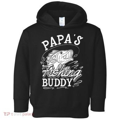 Papas Fishing Buddy Toddler Hoodie