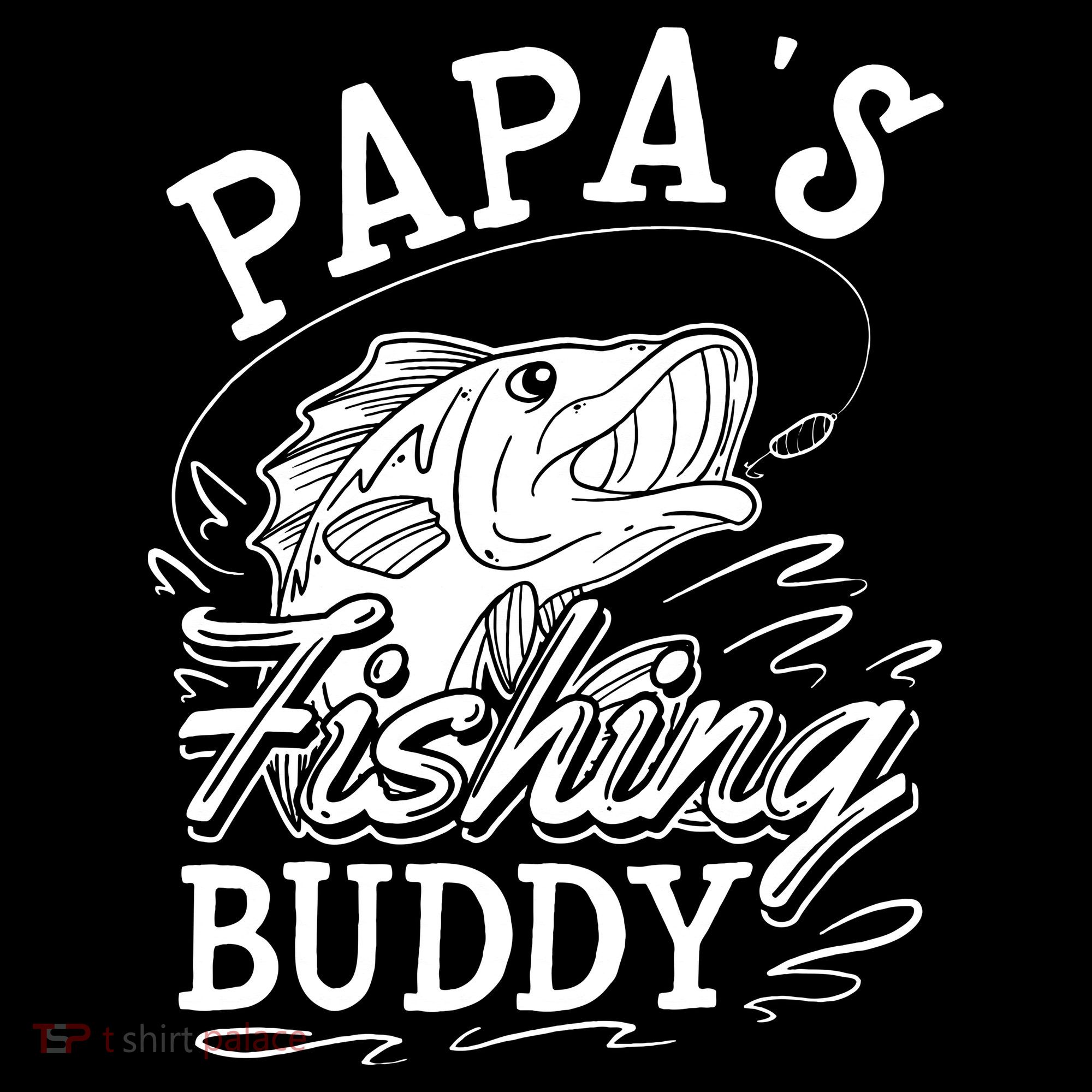 Papas Fishing Buddy Toddler Hoodie