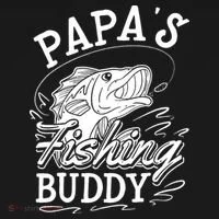 Papas Fishing Buddy Toddler Hoodie thumb 2