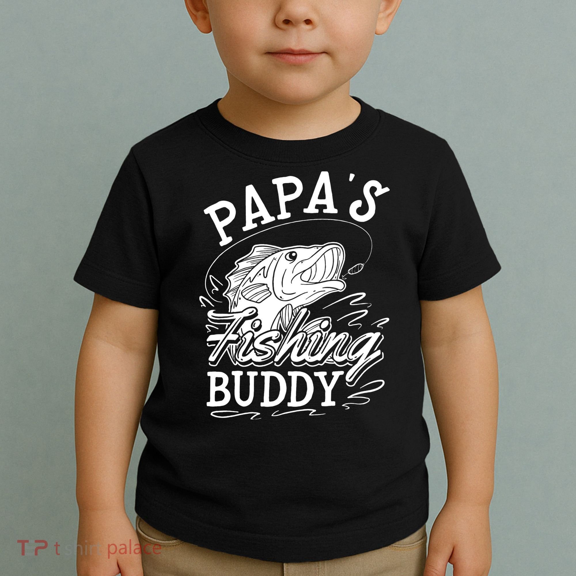 Papas Fishing Buddy Toddler T-Shirt