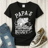 Papas Fishing Buddy Women's T-Shirt thumb 3