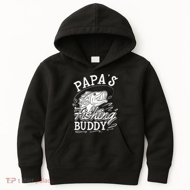 Papas Fishing Buddy Kids Hoodie