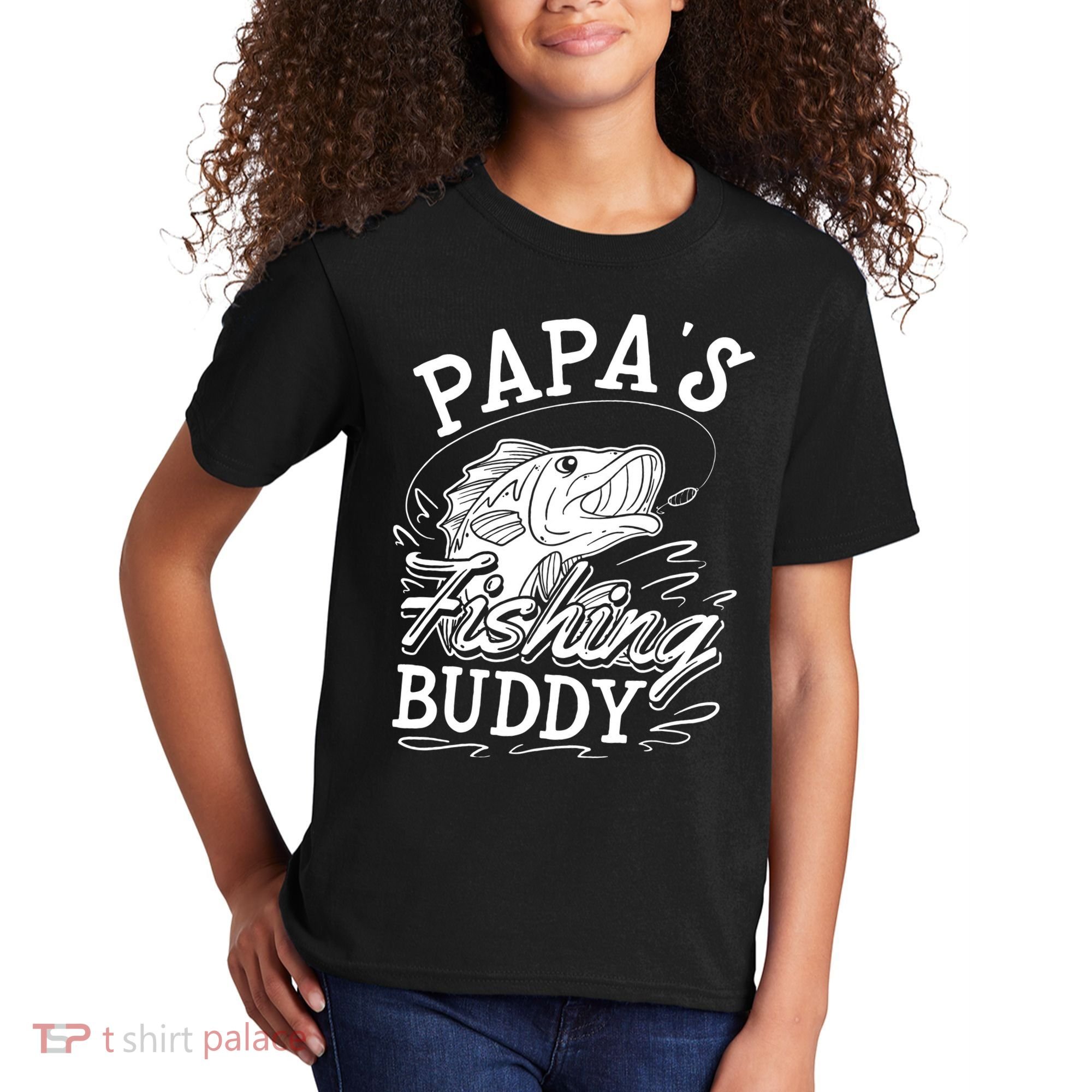 Papas Fishing Buddy Kids T-Shirt