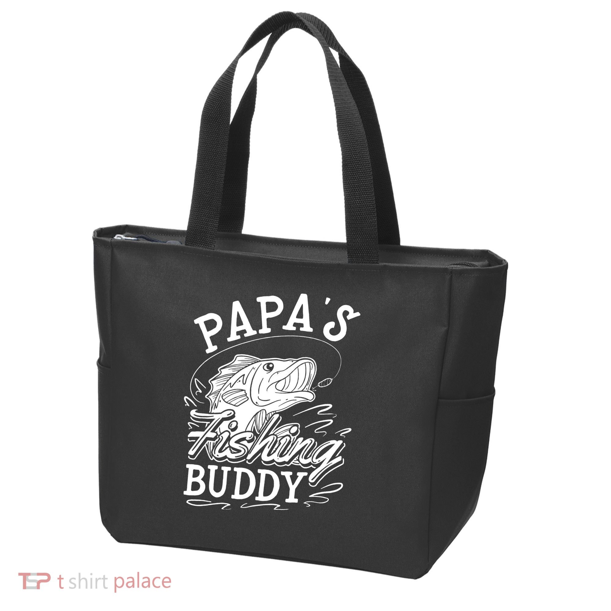 Papas Fishing Buddy Tote Bag
