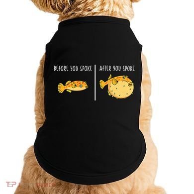 Puffer Fish Blowfish Funny Puffer Fish Doggie Tank