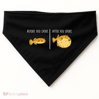 Puffer Fish Blowfish Funny Puffer Fish USA-Made Doggie Bandana thumb 0