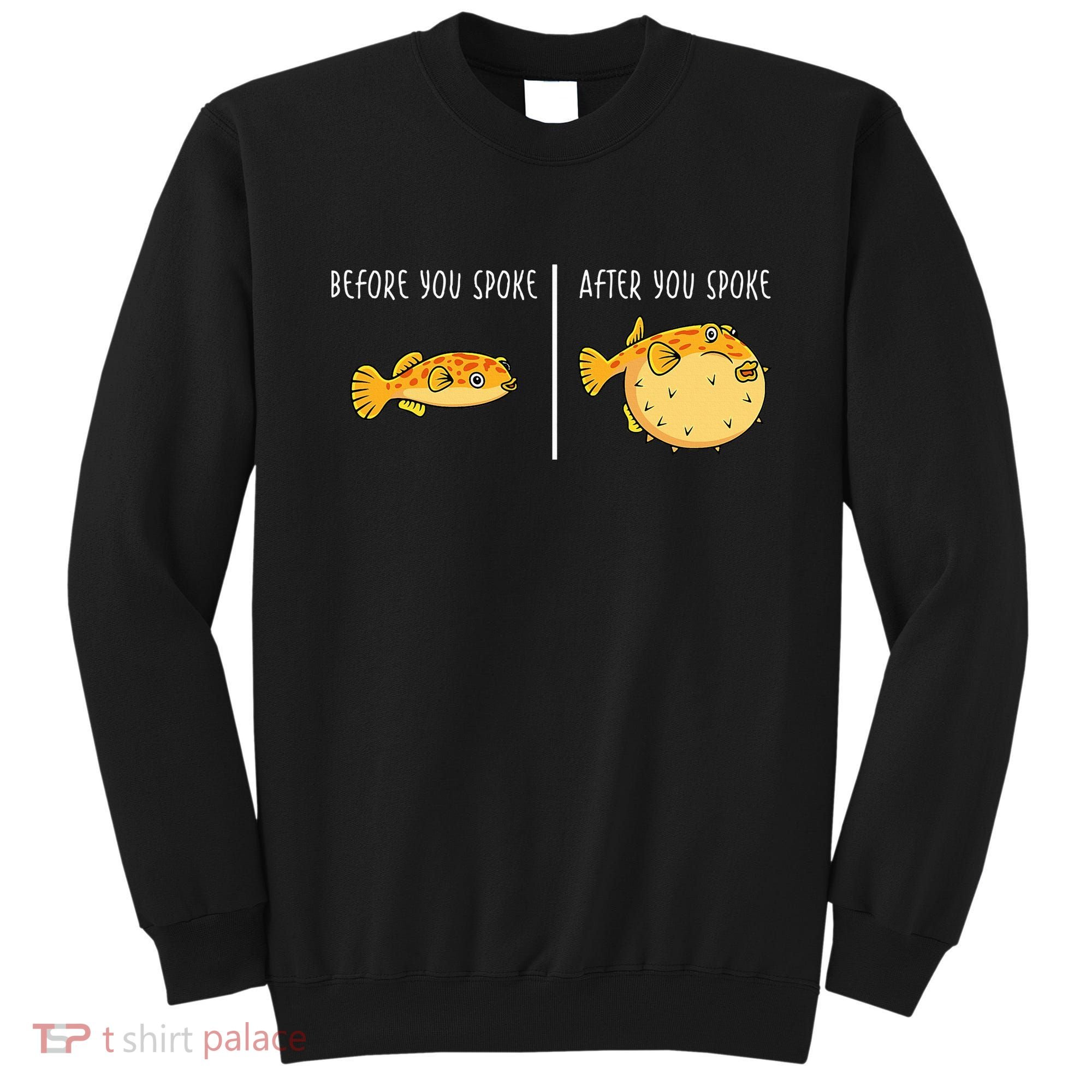 Puffer Fish Blowfish Funny Puffer Fish Sweatshirt