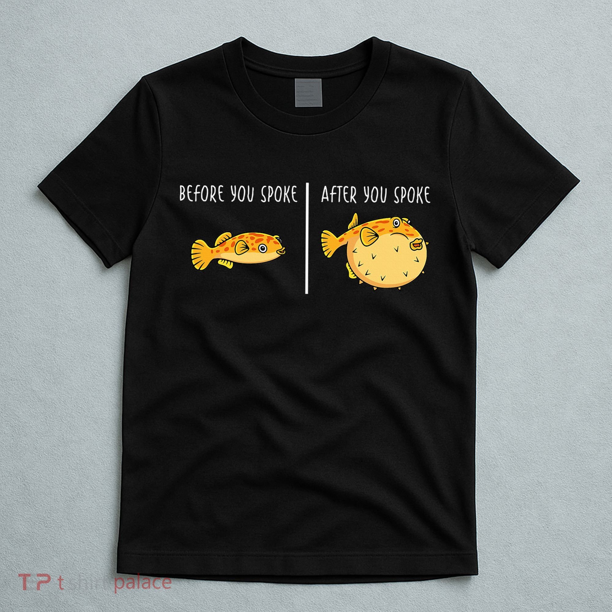 Puffer Fish Blowfish Funny Puffer Fish T-Shirt