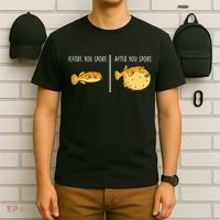 Puffer Fish Blowfish Funny Puffer Fish T-Shirt thumb 6