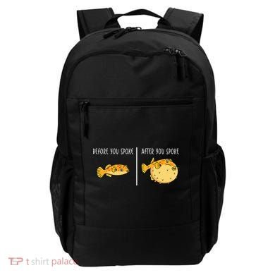 Puffer Fish Blowfish Funny Puffer Fish Backpack