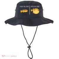 Puffer Fish Blowfish Funny Puffer Fish Bucket Hat thumb 0