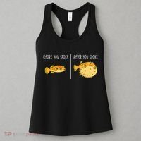 Puffer Fish Blowfish Funny Puffer Fish Women's Tank Top thumb 3
