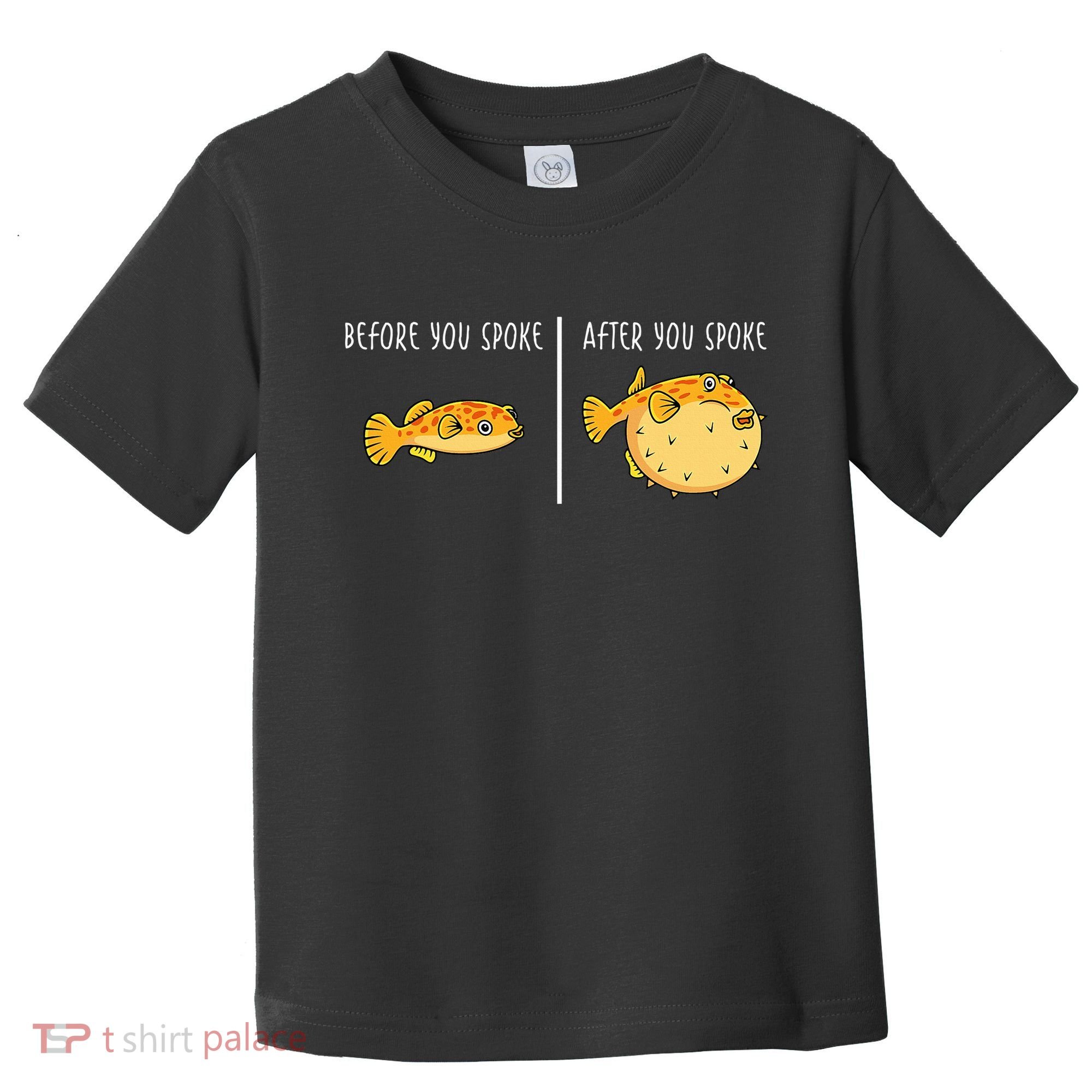 Puffer Fish Blowfish Funny Puffer Fish Toddler T-Shirt