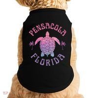 Pensacola Florida Beach Sea Turtle Summer Vacation Doggie Tank thumb 0