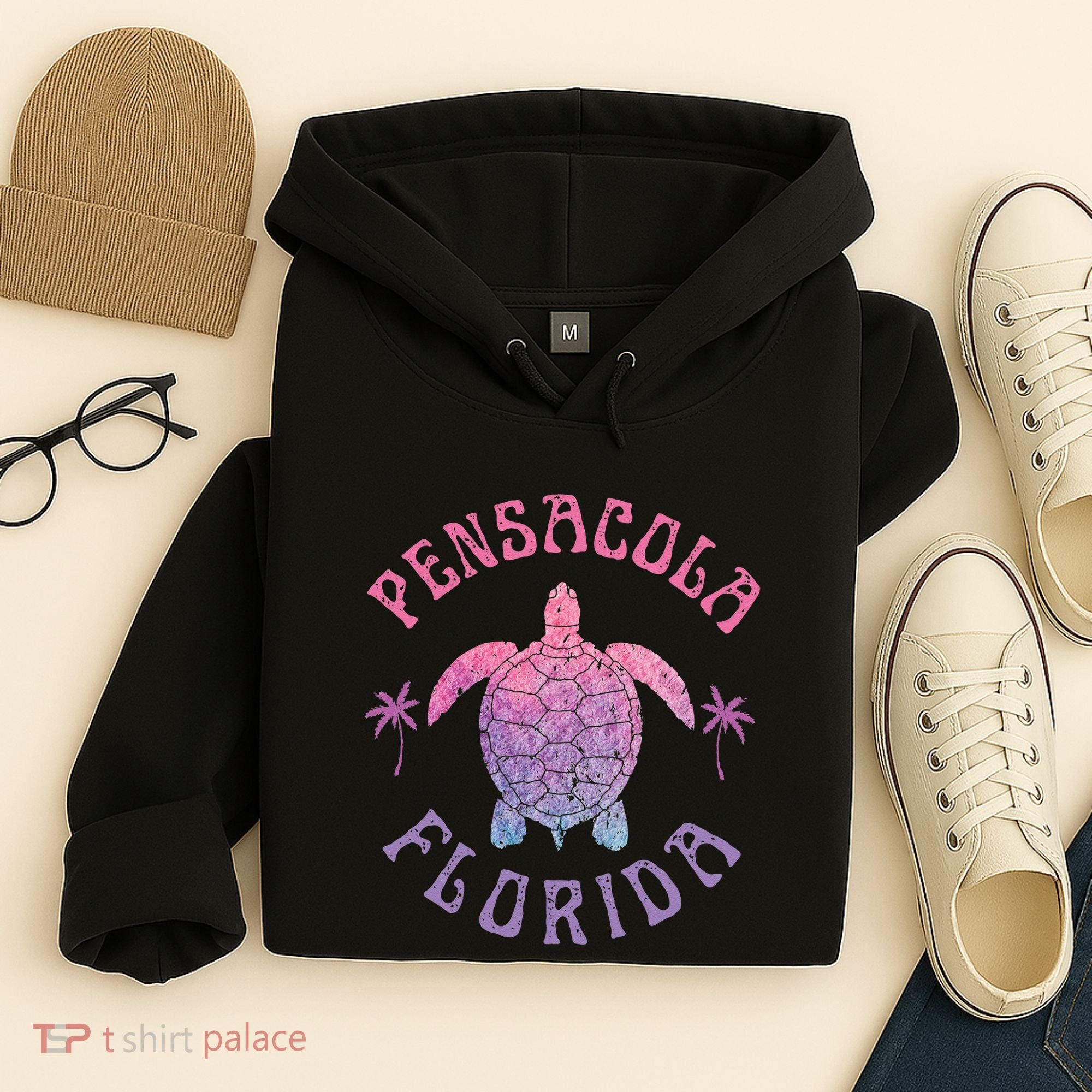 Pensacola Florida Beach Sea Turtle Summer Vacation Hoodie