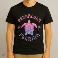 Pensacola Florida Beach Sea Turtle Summer Vacation T-Shirt thumb 3