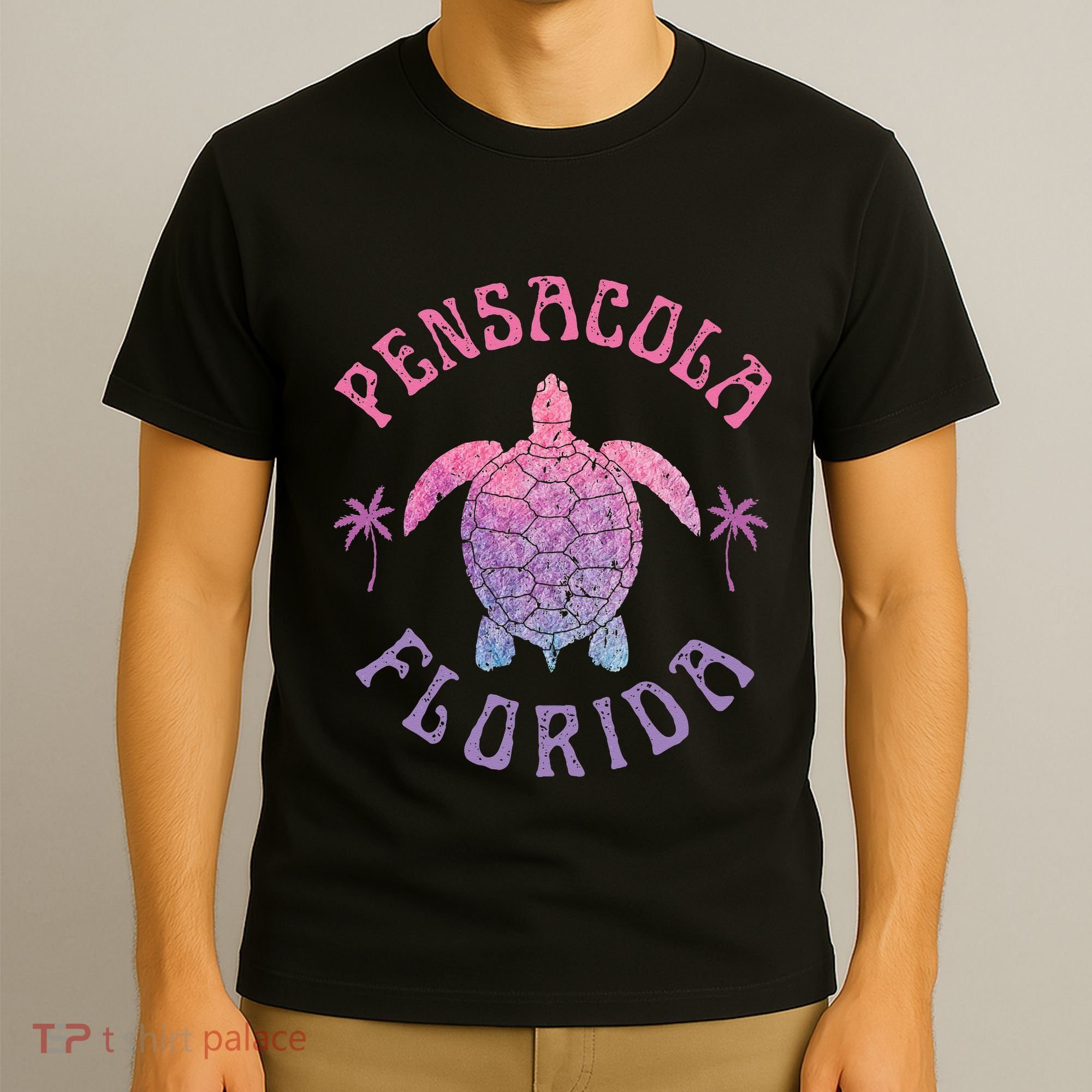 Pensacola Florida Beach Sea Turtle Summer Vacation T-Shirt
