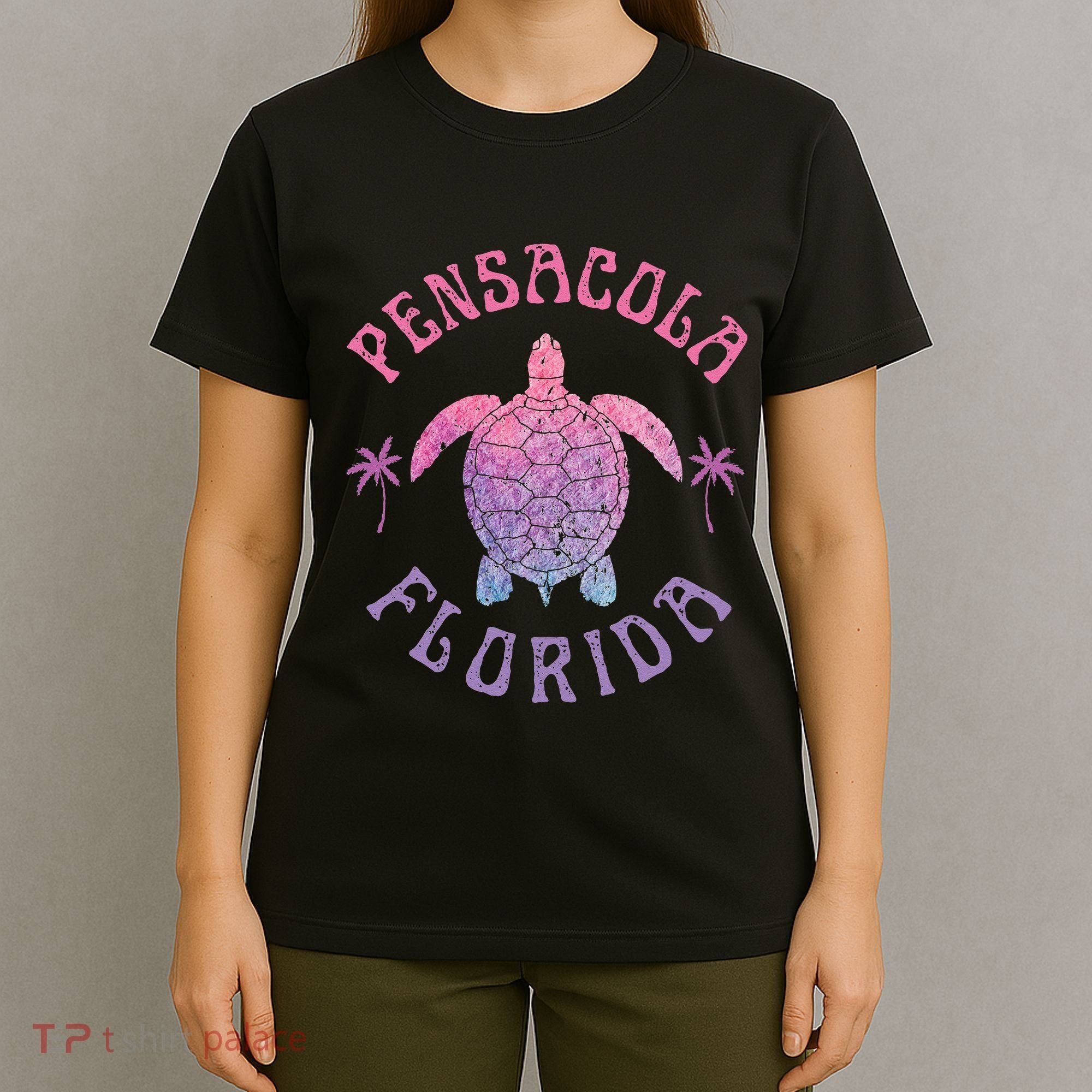 Pensacola Florida Beach Sea Turtle Summer Vacation T-Shirt