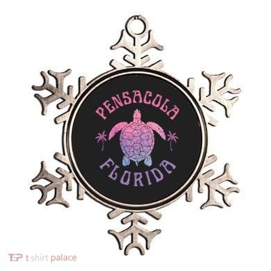 Pensacola Florida Beach Sea Turtle Summer Vacation Ornament
