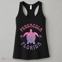 Pensacola Florida Beach Sea Turtle Summer Vacation Women's Tank Top thumb 3