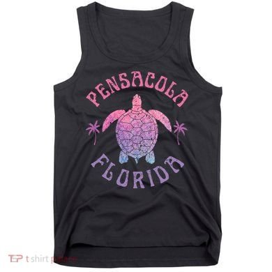 Pensacola Florida Beach Sea Turtle Summer Vacation Tank Top