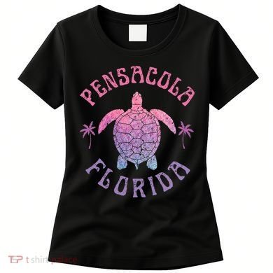 Pensacola Florida Beach Sea Turtle Summer Vacation Women's T-Shirt