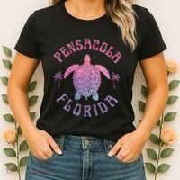 Pensacola Florida Beach Sea Turtle Summer Vacation Women's T-Shirt thumb 2