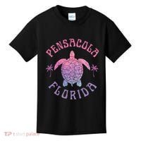 Pensacola Florida Beach Sea Turtle Summer Vacation Kids T-Shirt thumb 0
