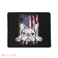 Patriotic French Bulldog American Flag Dog Mousepad thumb 0