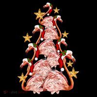 Pink Flamingo Christmas Tree Cute Flamingos Holiday DéCor Great Gift Coffee Mug thumb 5