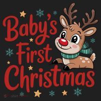 Personalized First Christmas Custom Name Text Women's Sweatshirt thumb 2
