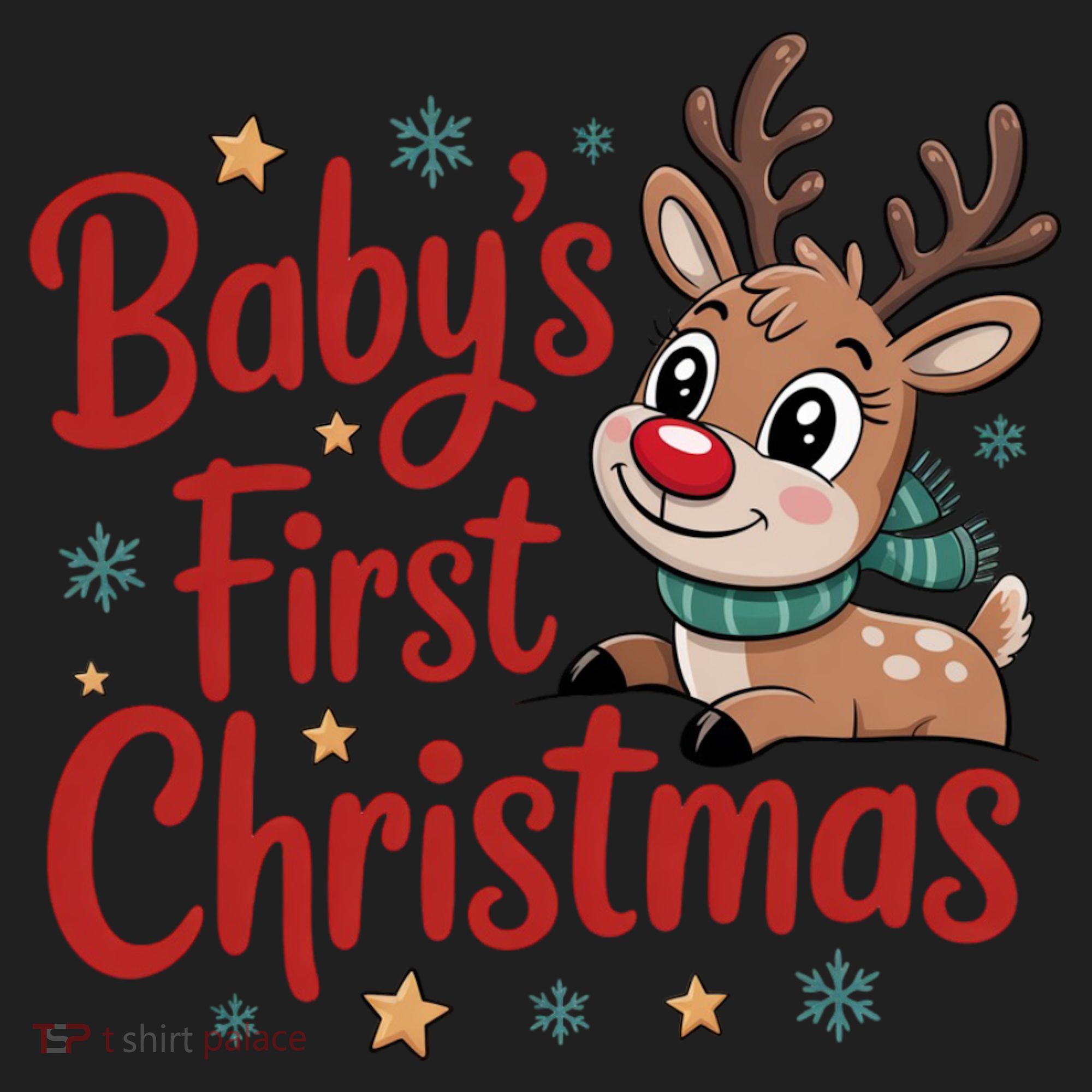 Personalized First Christmas Custom Name Text Women's Sweatshirt