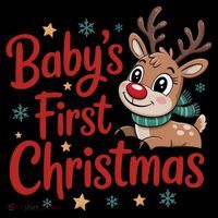 Personalized First Christmas Custom Name Text Toddler Hoodie thumb 2
