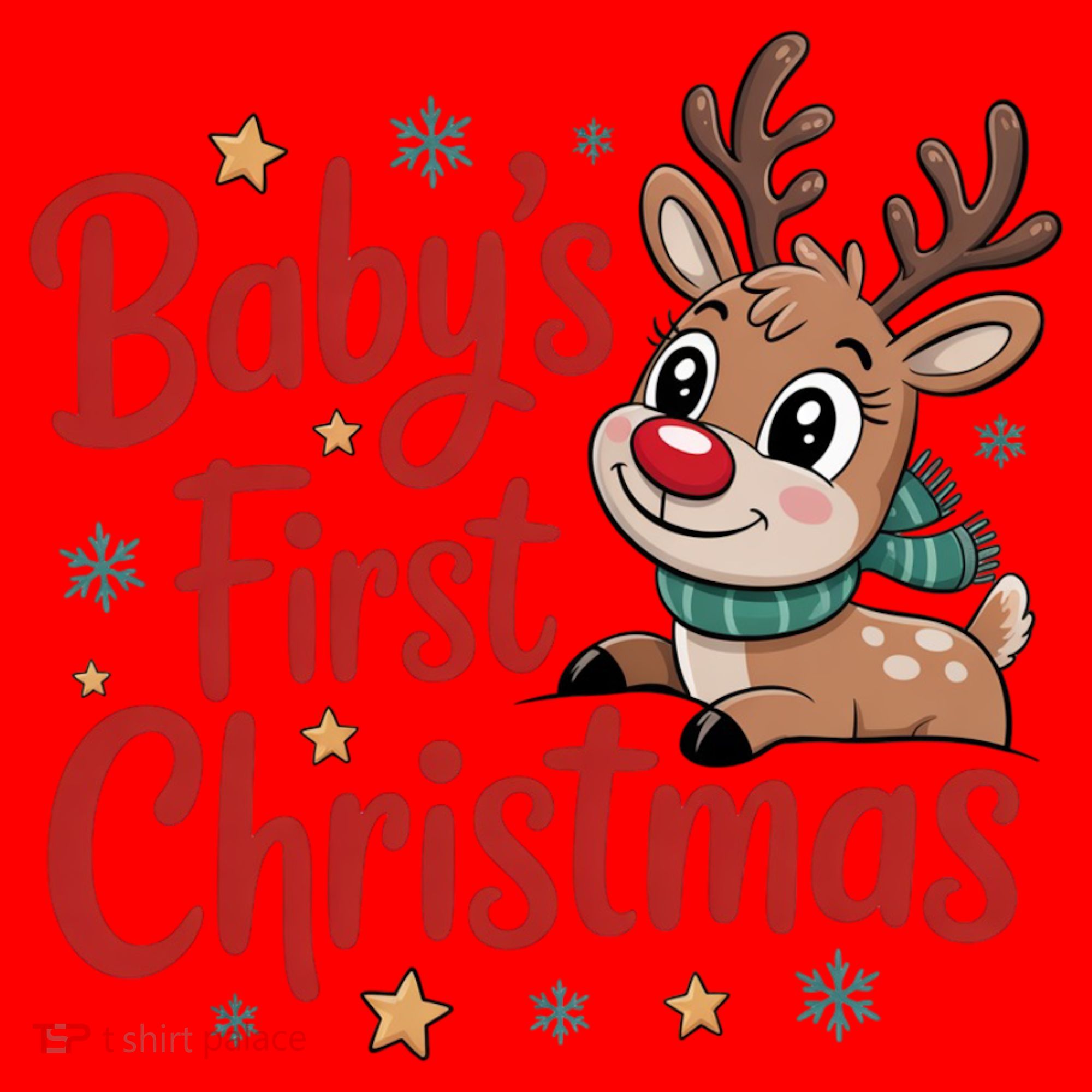 Personalized First Christmas Custom Name Text Santa Hat